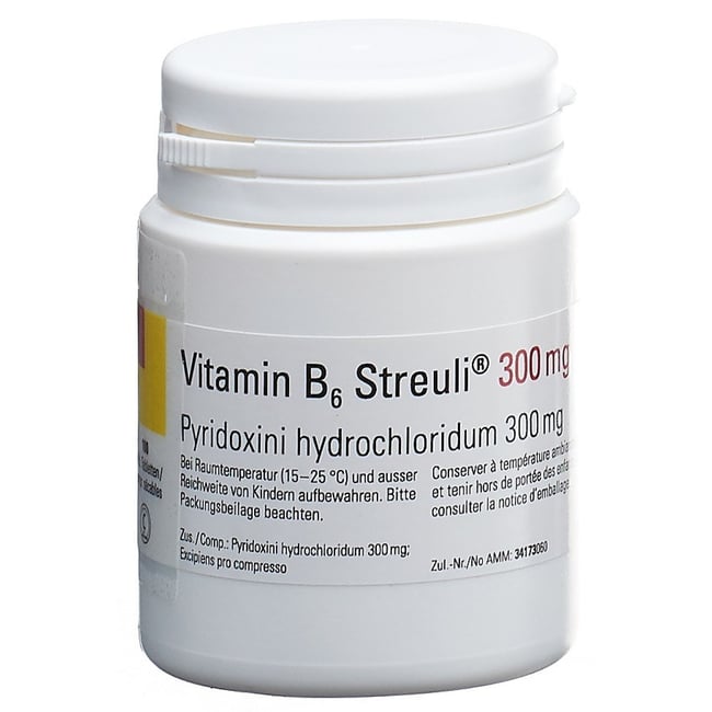 VITAMINE B6 Streuli cpr 300 mg bte 20 pce