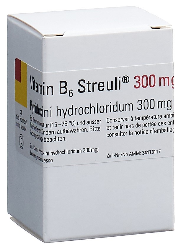 Vitamin B6 Streuli 300 mg, Tabletten