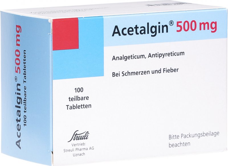 ACETALGINE cpr 500 mg 100 pce