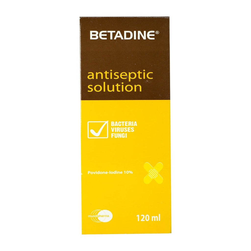 BETADINE solution désinfectante (n) fl 120 ml