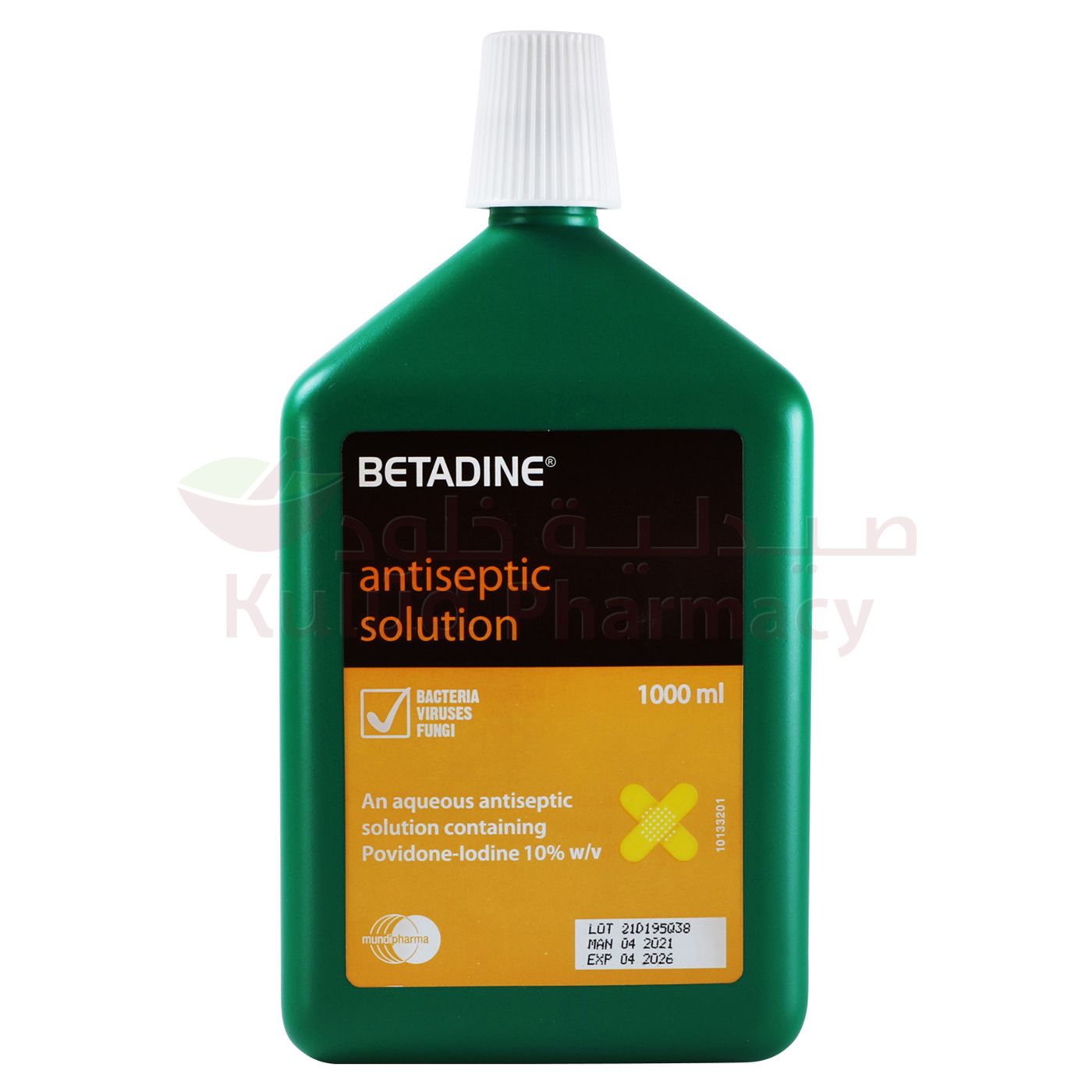 BETADINE solution désinfectante (n) fl 1000 ml