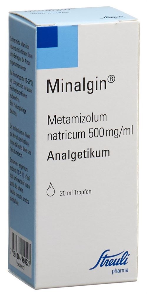 MINALGIN gouttes 0.5 g/ml fl 20 ml