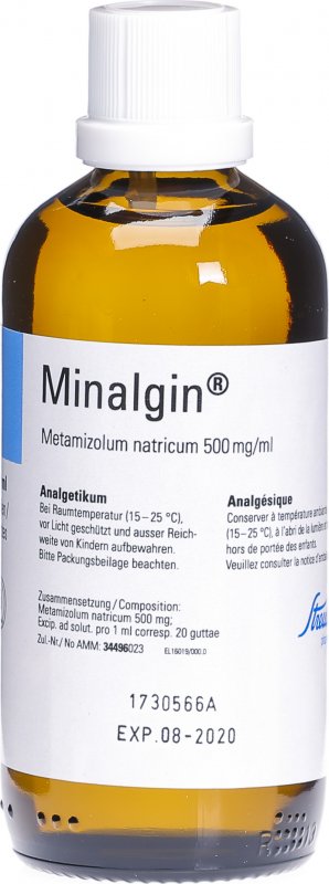 MINALGINE gouttes 0.5 g/ml fl 100 ml
