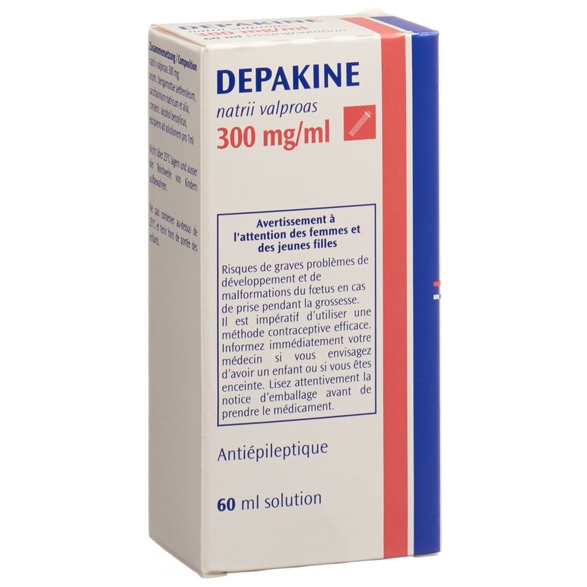 DEPAKINE sol 300 mg/ml fl 60 ml