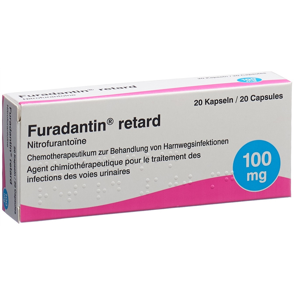 FURADANTIN retard caps ret 100 mg 20 pce