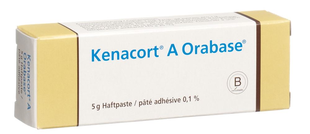 KENACORT A Orabase pâte adhésive 0.1 % tb 5 g