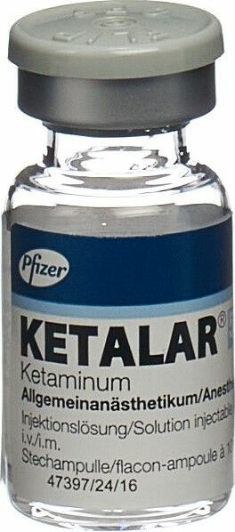 KETALAR sol inj 500 mg/10ml 5 flac 10 ml