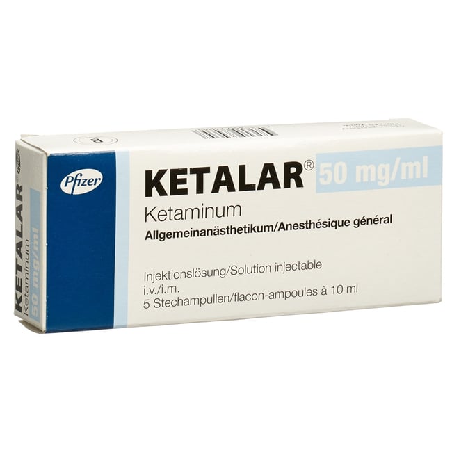 KETALAR sol inj 500 mg/10ml 25 flac 10 ml