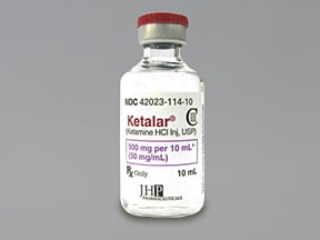 KETALAR sol inj 500 mg/10ml 25 flac 10 ml
