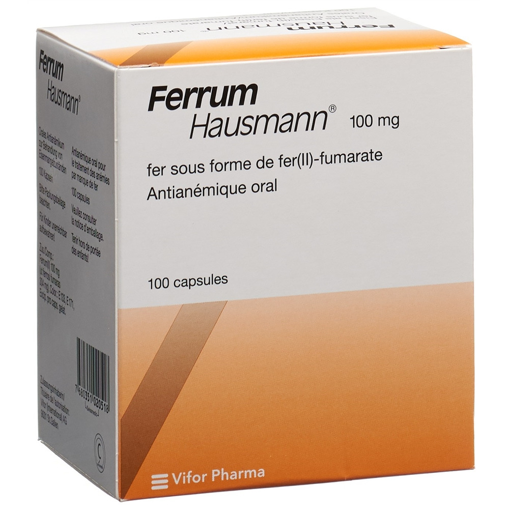FERRUM Hausmann caps ret 100 mg 30 pce