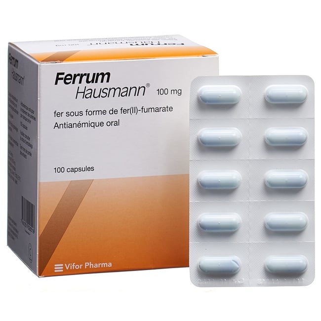 FERRUM Hausmann caps ret 100 mg 100 pce