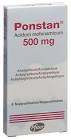 PONSTAN supp 500 mg adult 6 pce