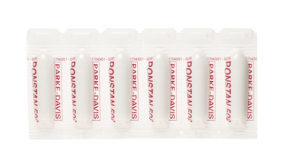 PONSTAN supp 500 mg adult 6 pce