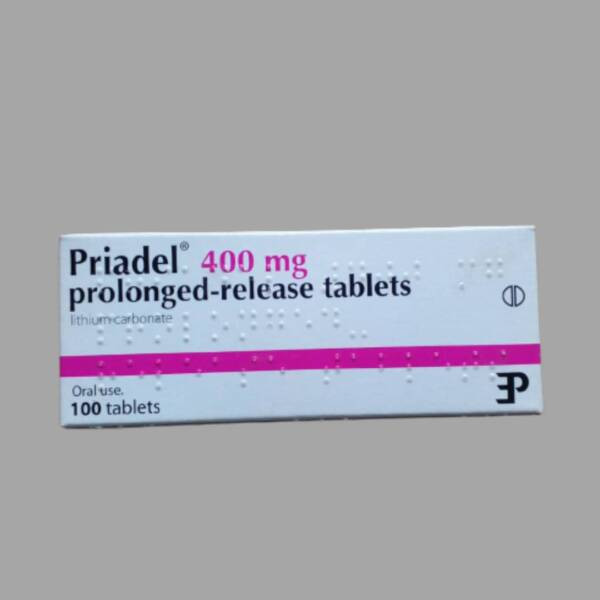 PRIADEL cpr ret 400 mg retard 100 pce