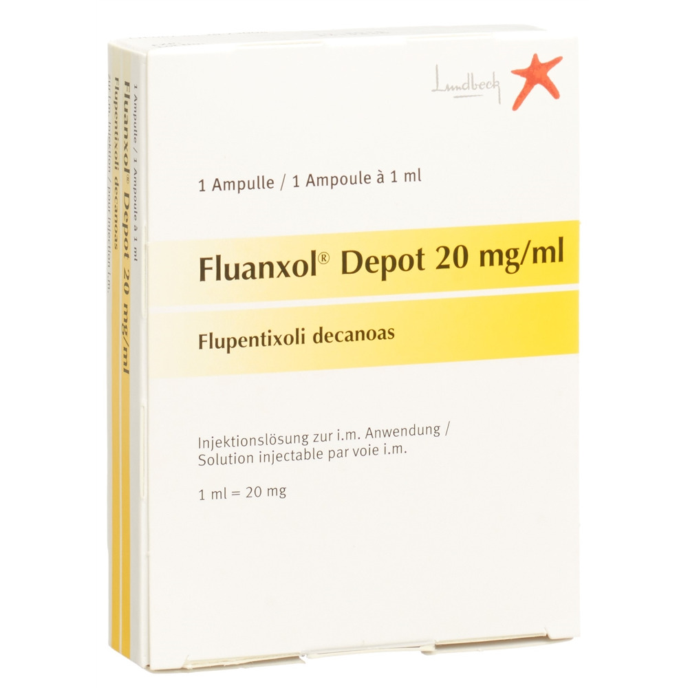 FLUANXOL Depot sol inj 20 mg/ml amp 1 ml