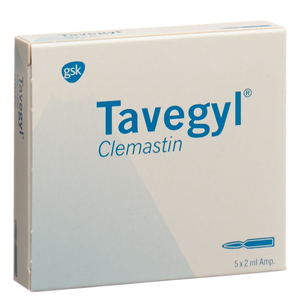 TAVEGYL sol inj 2 mg/2ml i.m./i.v. 5 amp 2 ml