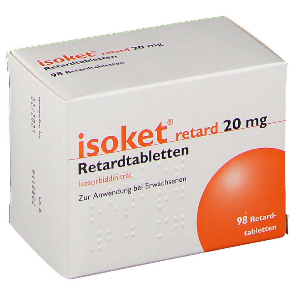 ISOKET retard cpr ret 20 mg 50 pce