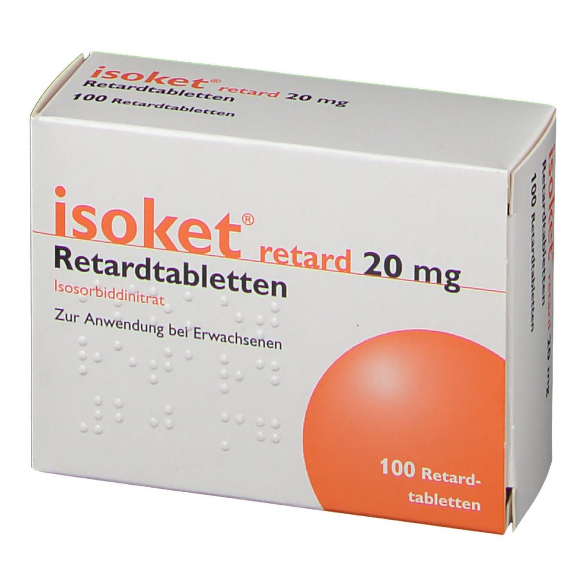 ISOKET retard cpr ret 20 mg 100 pce