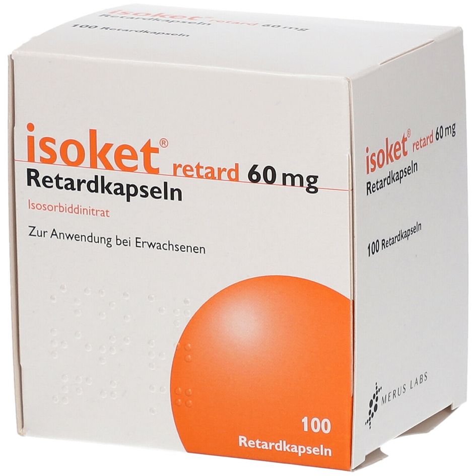 Isoket retard, cpr ret 60 mg , 100 pce