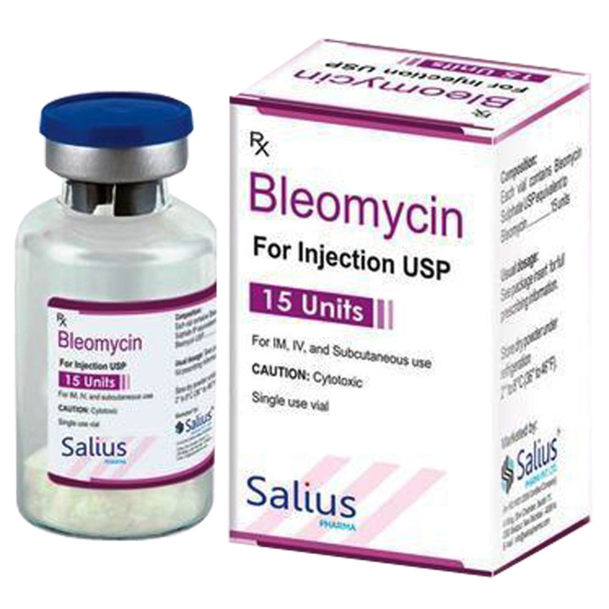 BLEOMYCINE Baxter subst sèche 15000 I.U. 10 pce