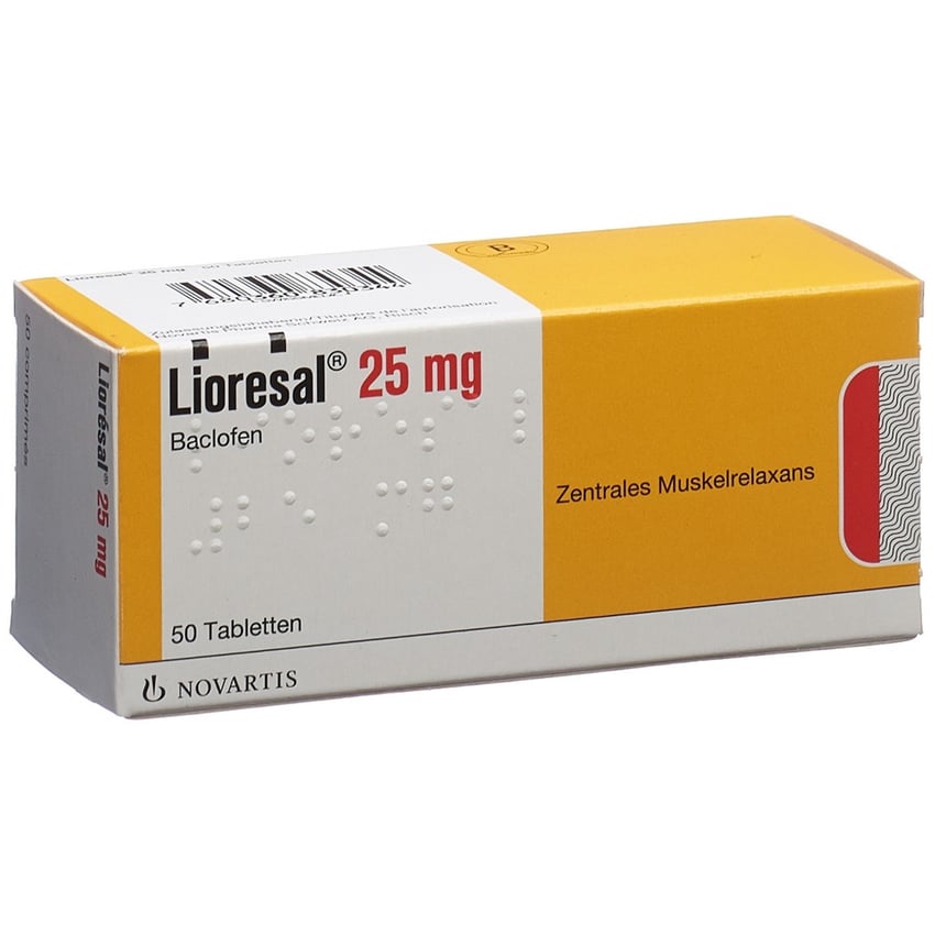 LIORESAL cpr 25 mg 50 pce