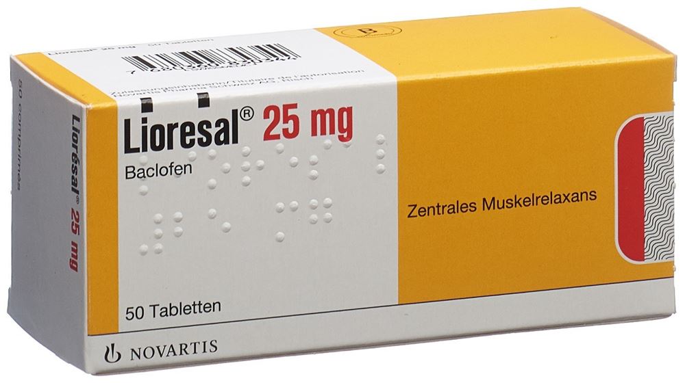 Lioresal 25 mg, Tabletten