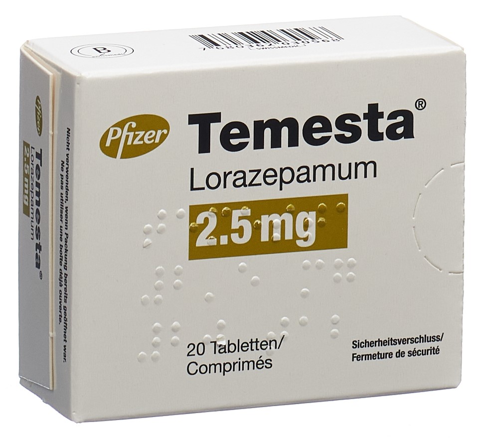 Temesta 2.5mg, Tabletten
