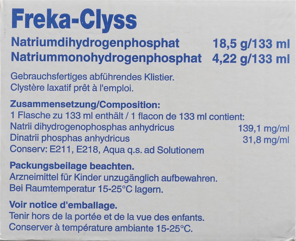 Freka-Clyss, Klistier