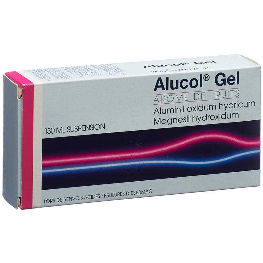 ALUCOL Gel susp menthe fl 130 ml