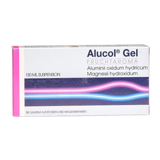 ALUCOL Gel susp menthe fl 130 ml