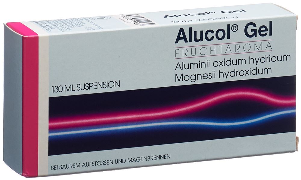 ALUCOL Gel susp fruit fl 130 ml