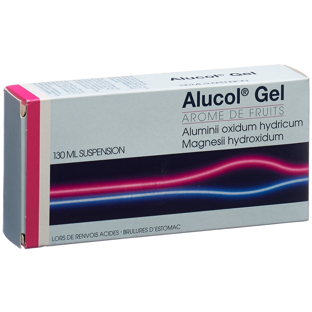 ALUCOL Gel susp fruit fl 130 ml