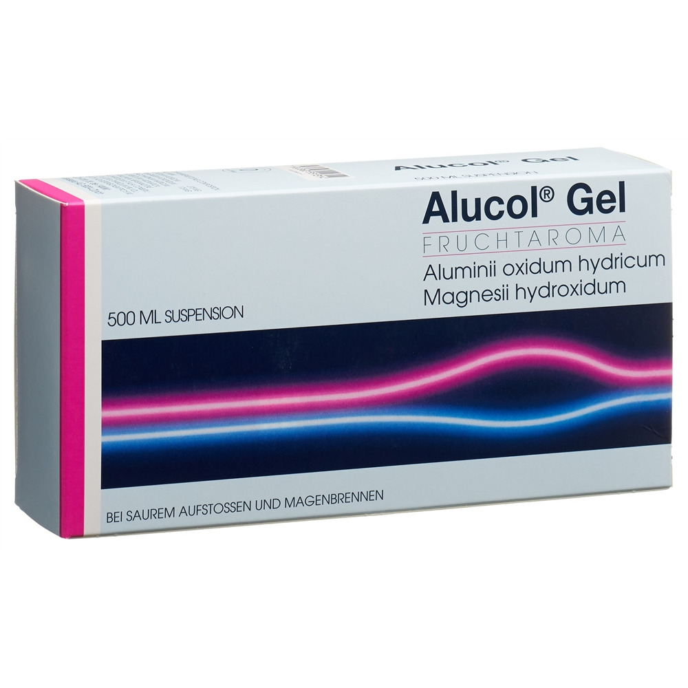 ALUCOL Gel susp fruit fl 500 ml