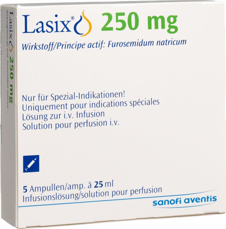 LASIX sol perf 250 mg/25ml i.v. 6 amp 25 ml