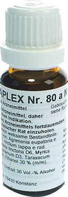 Regenaplex Nr. 80a N, Tropfen zum Einnehmen
