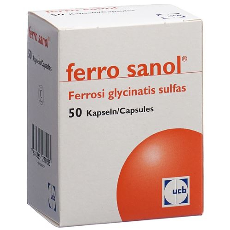 FERRO SANOL gélules 100 mg 50 pce