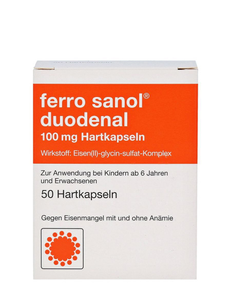 FERRO SANOL gélules 100 mg 50 pce