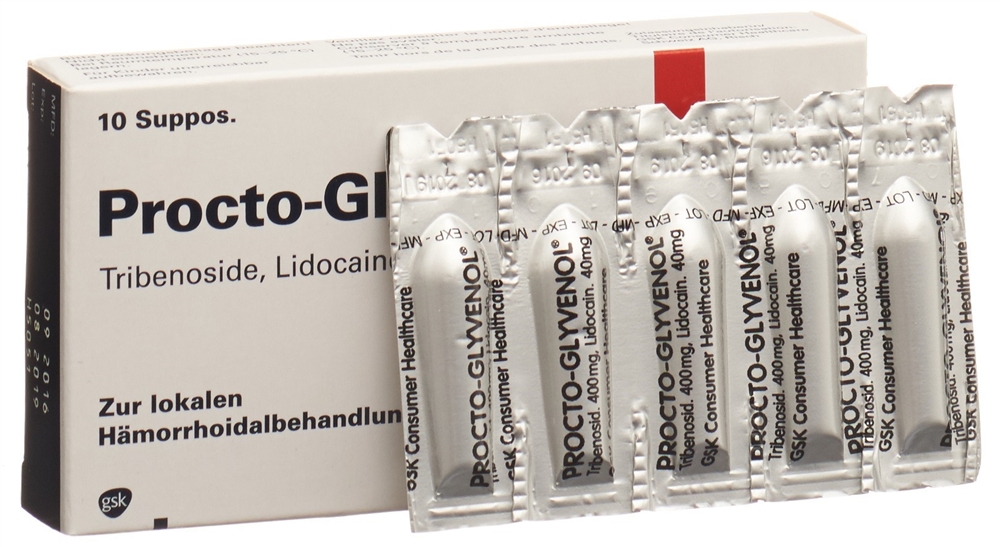 PROCTO-GLYVENOL supp 400 mg 10 pce