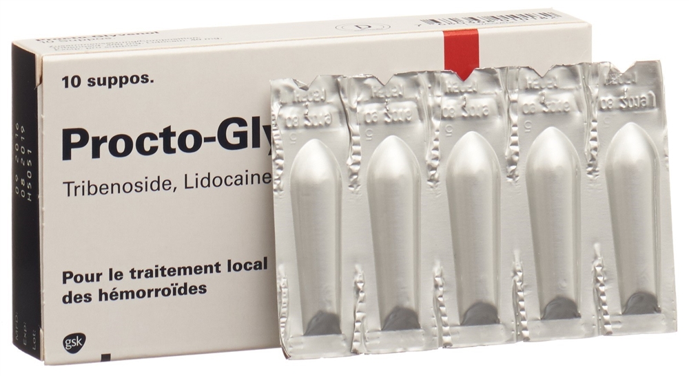 PROCTO-GLYVENOL supp 400 mg 10 pce