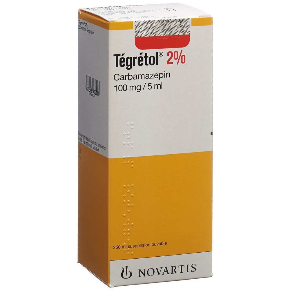TEGRETOL susp 2 % fl 250 ml