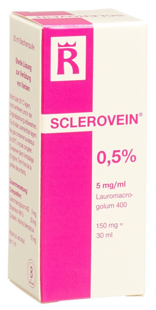 Sclerovein 0,5 %, Injektionslösung