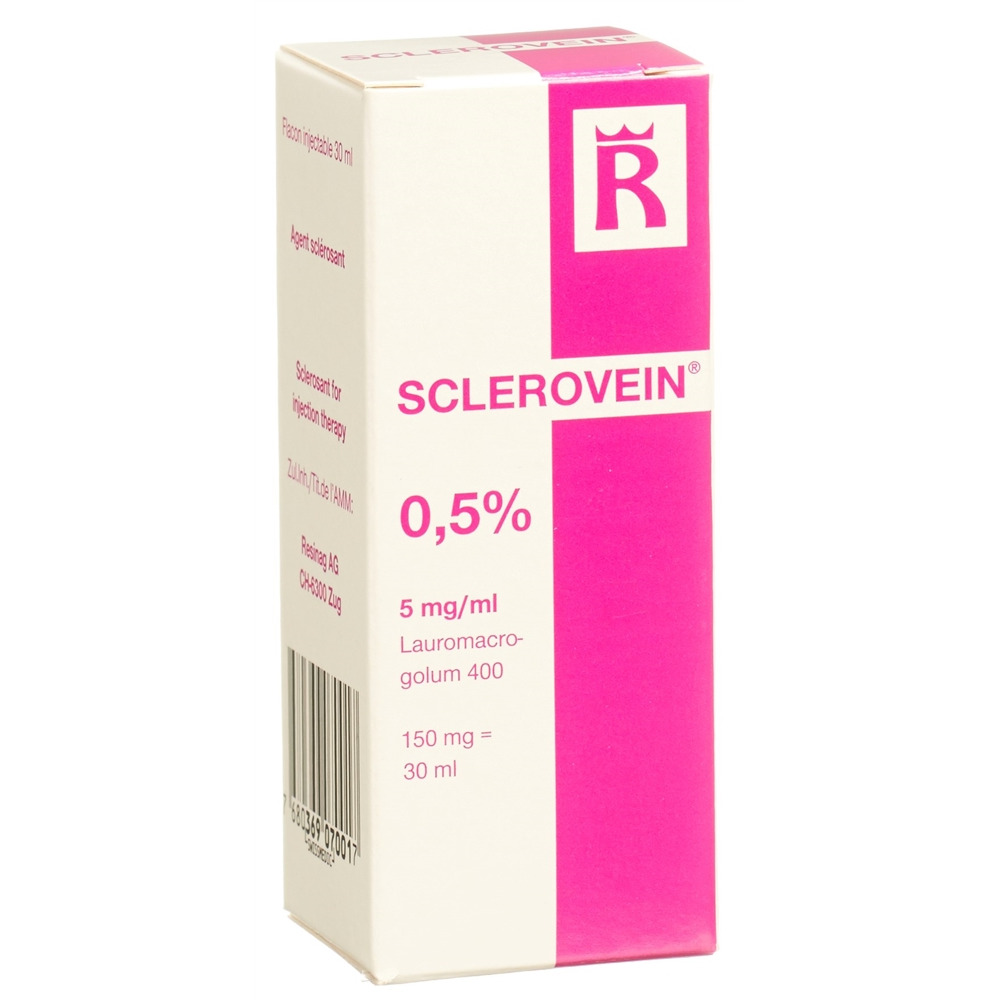 Sclerovein 0,5 %, Injektionslösung