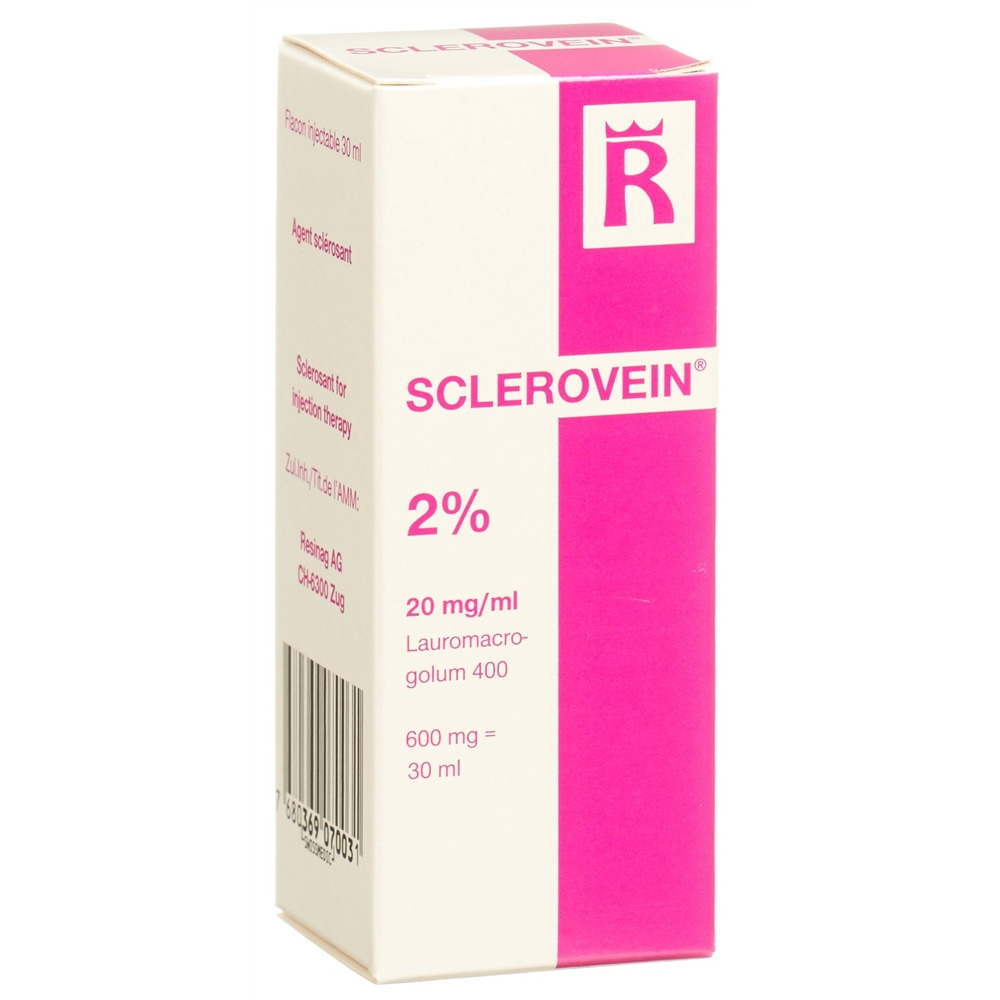 SCLEROVEIN sol inj 2 % i.v. flac 30 ml