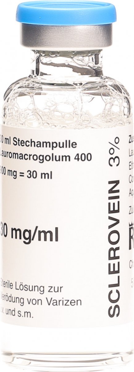 SCLEROVEIN sol inj 3 % i.v. flac 30 ml