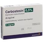 CARBOSTESIN 0.5% sol inj 25 mg/5ml 5 amp 5 ml