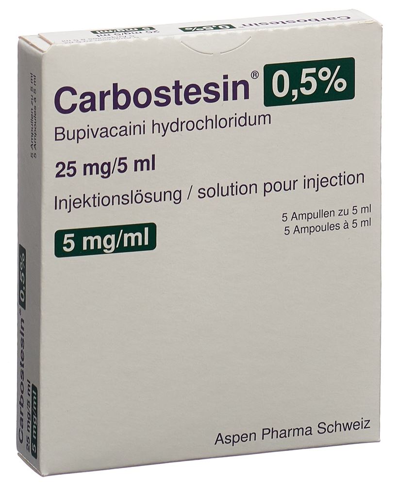 Carbostesin 5 mg/ml, Injektionslösung