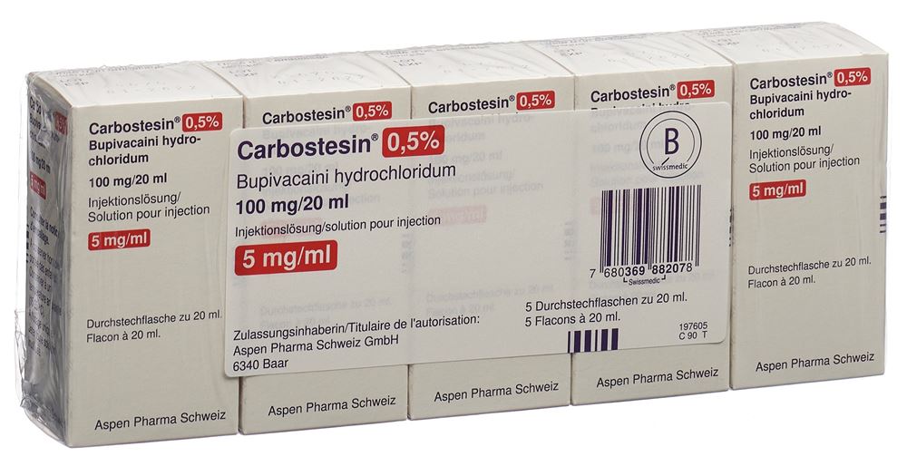 Carbostesin 5 mg/ml, Injektionslösung