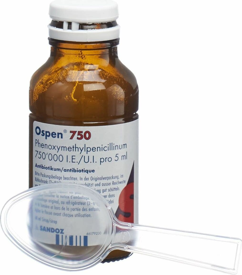 OSPEN 750 sirop 750000 UI/5ml fl 60 ml