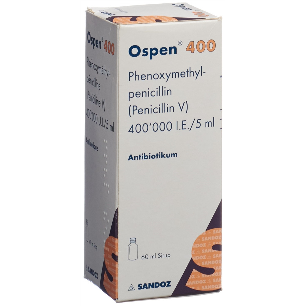 OSPEN 400 sirop 400000 UI/5ml fl 60 ml