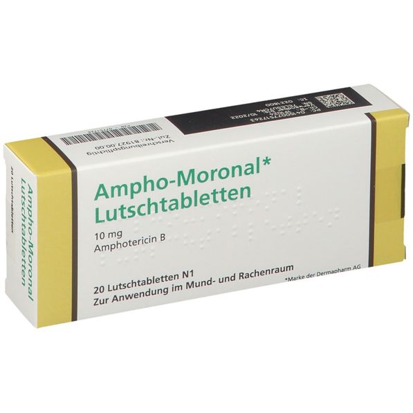 AMPHO-MORONAL cpr sucer 10 mg 20 pce